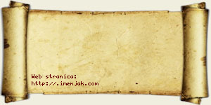 Kristina Bošković vizit kartica